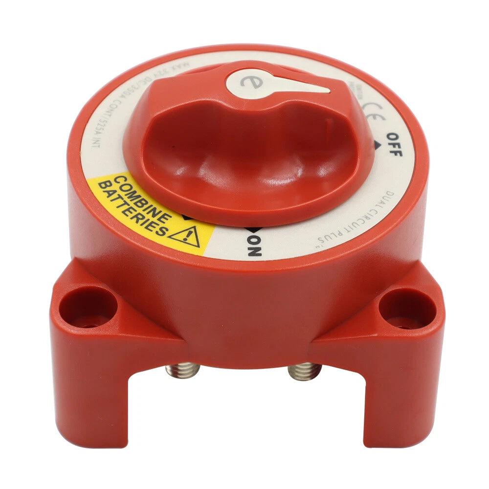 DC 32V 350A 2-Position ON/Off Dual Circuit Plus Battery Switch Marine Boat 5511E