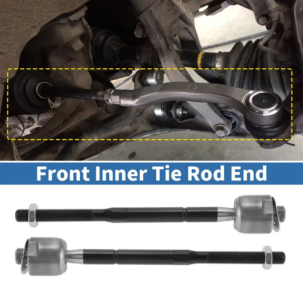 Front Inner Tie Rod End Links Set for Chevrolet Colorado (2004–2006) RWD
