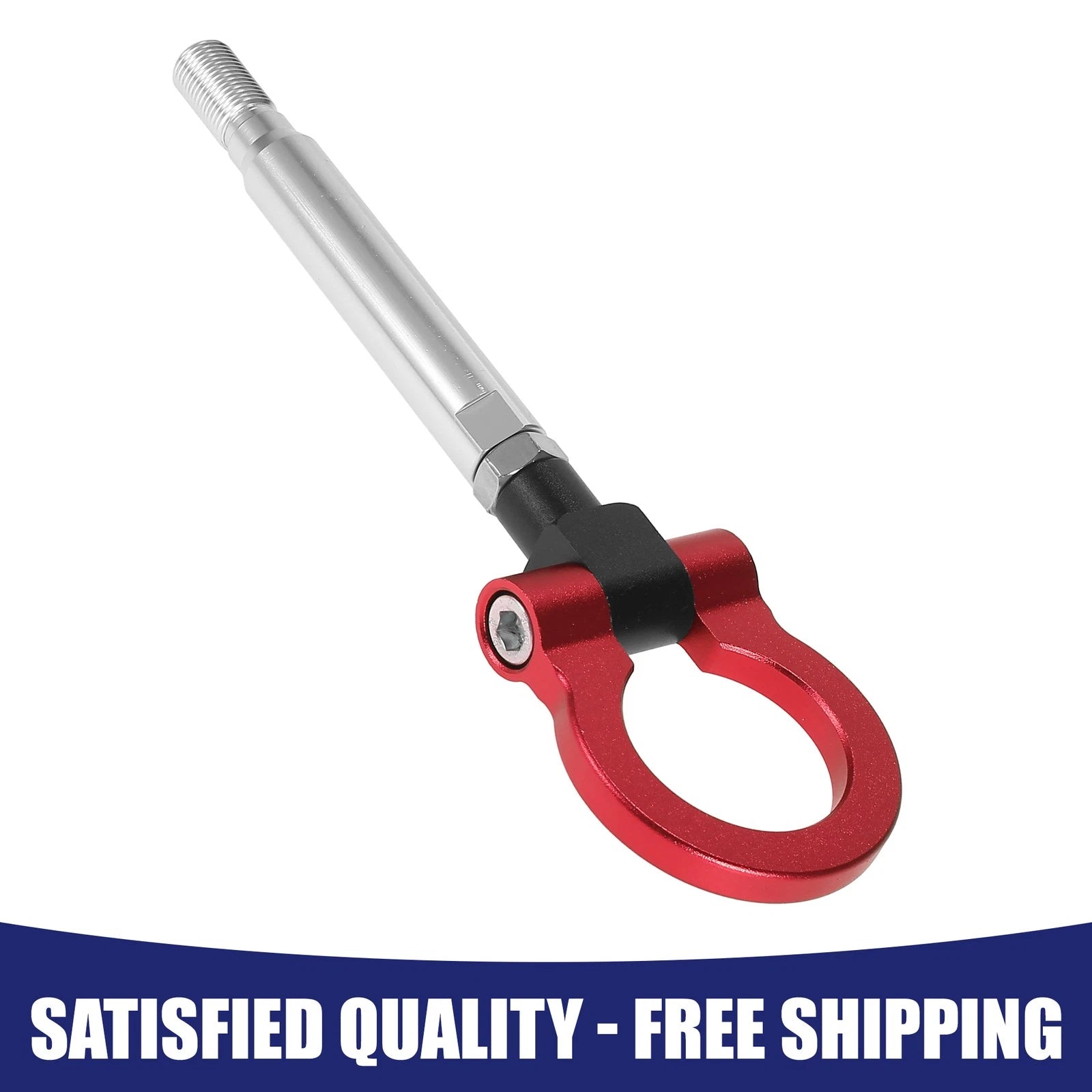 Front Tow Hook Screw for Subaru Trailer Ring Eye Red (Fits 1 Piece)