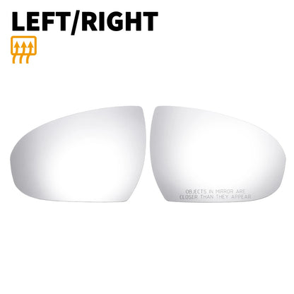 Mirror Glass Pair Left Right Heated Back for Hyundai Tucson (2016–2019)