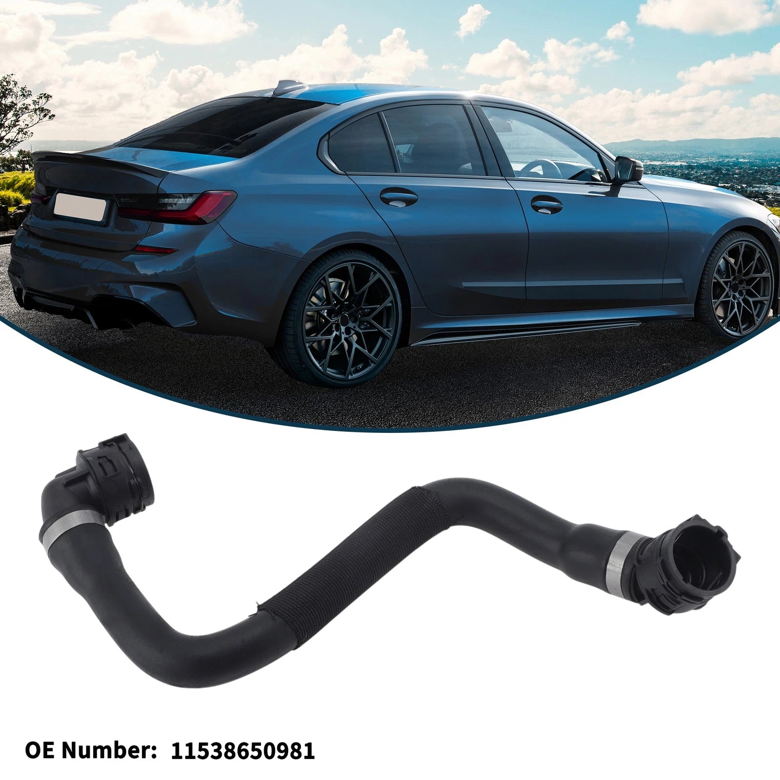 Radiator Hose Replacement for BMW 230i Base 2.0L L4 (2022–2025) Coolant Pipe