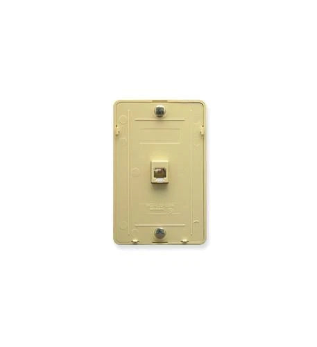 Wall Plate IDC 6P6C for ICC IC630DB6IV (Ivory)