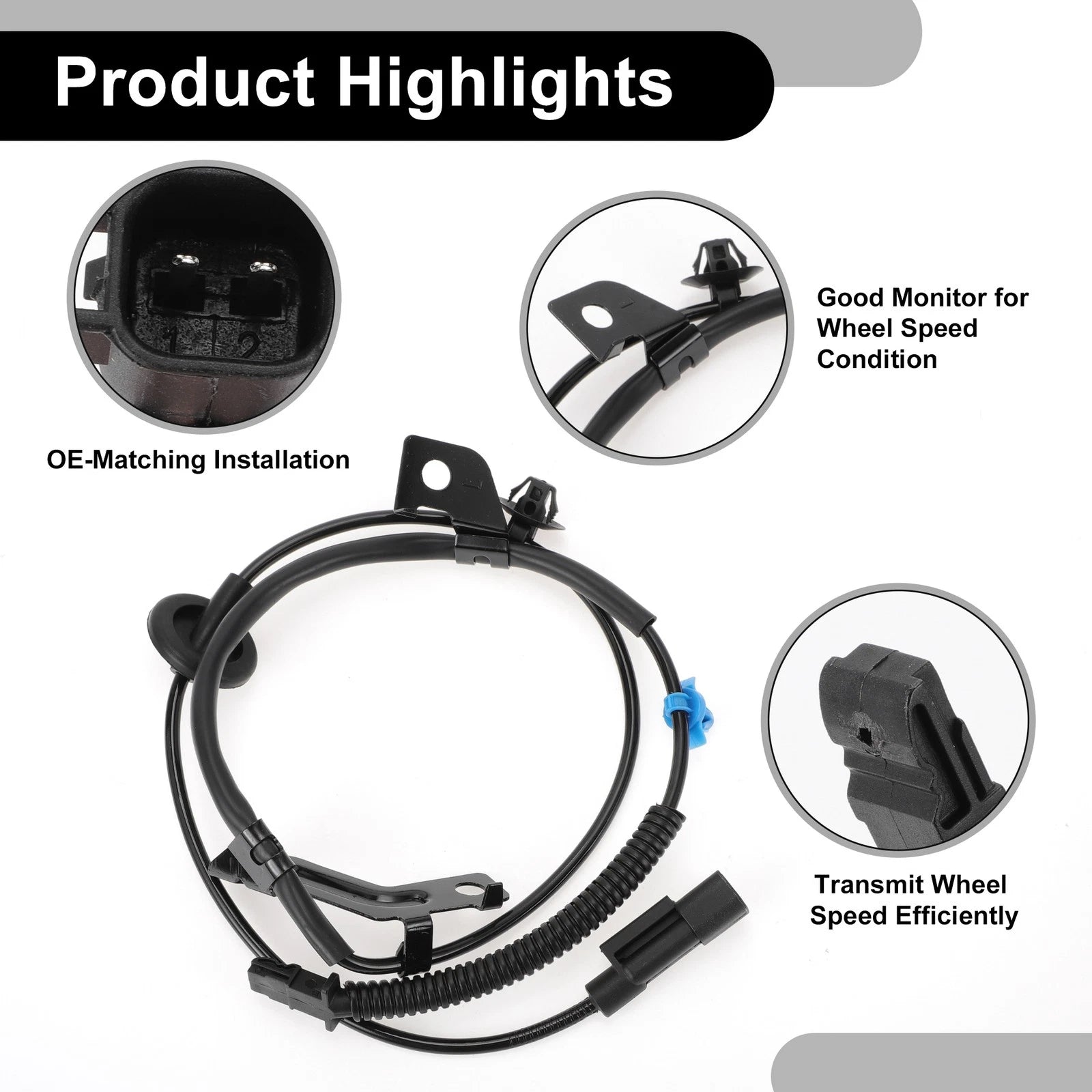ABS Wheel Speed Sensor Kit No. 5105065AB for Dodge Caliber (2007–2008)