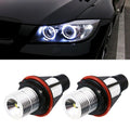 White Angel Eyes LED Bulbs X3 for BMW E39 E60 E63 E65 (1997–2010)