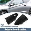 Front Left Right Exterior Door Handle Black for Honda (2002–2011)