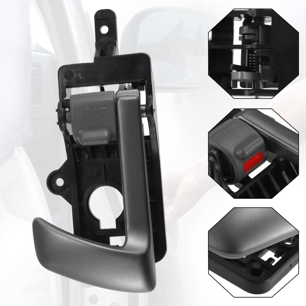Front Rear Left Interior Door Handle Replacement for Hyundai Santa Fe (2007–2012)