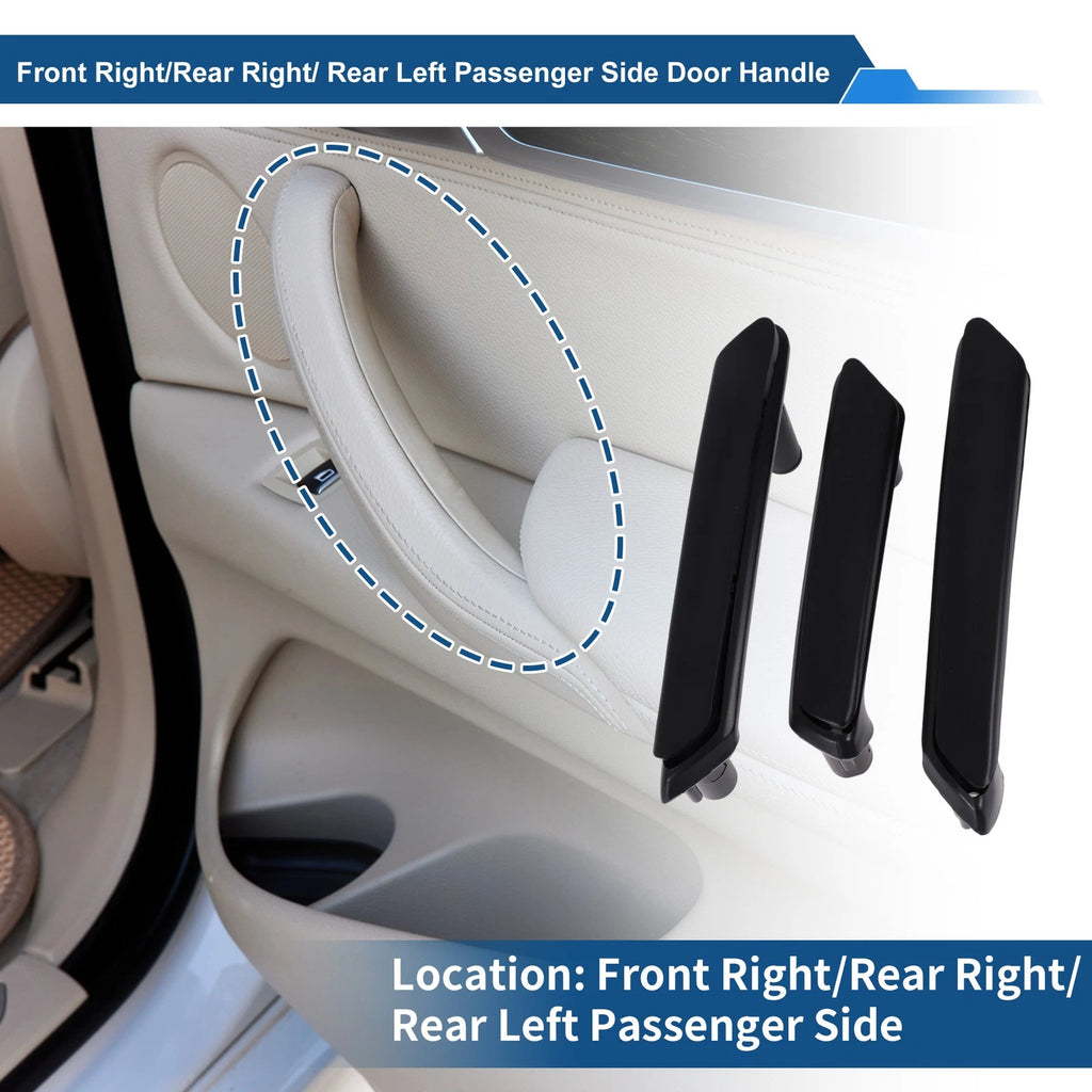 Inner Door Panel Handle for VW Passat B5 (2001–2005) No. 3B4867372 Black