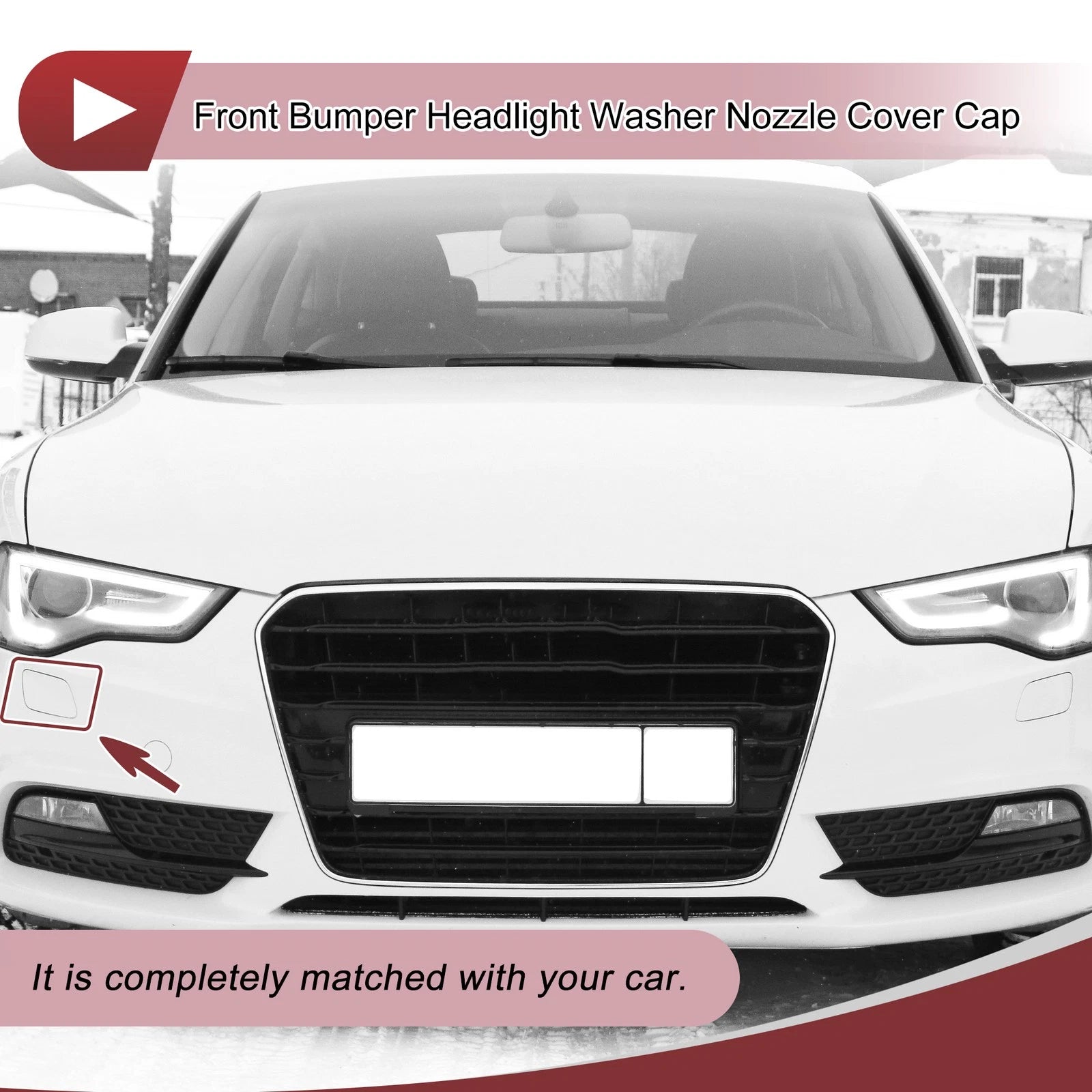 Windshield Washer Nozzle Cover Cap Front Right for Audi A5 (2012–2017)