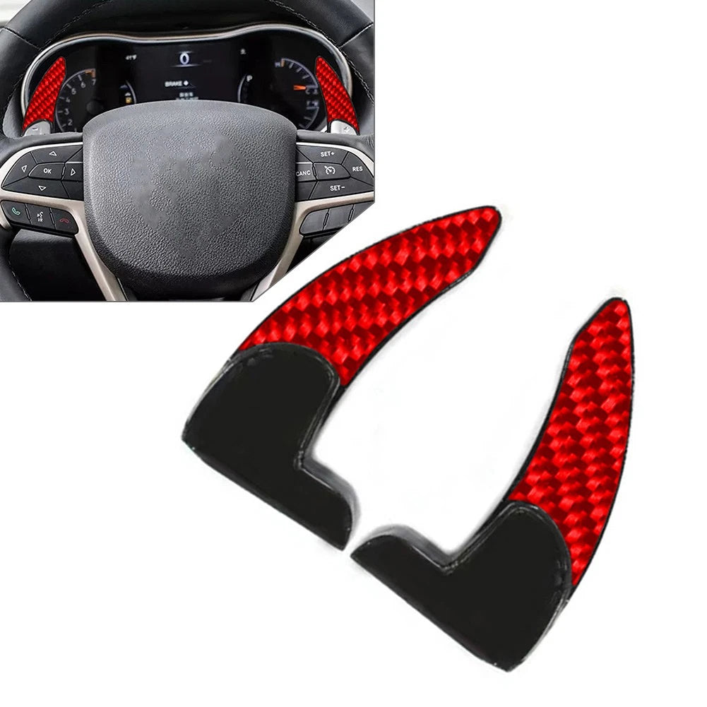 Steering Wheel Shift Paddle Extensions for Jeep Dodge Chrysler (2010–2023)