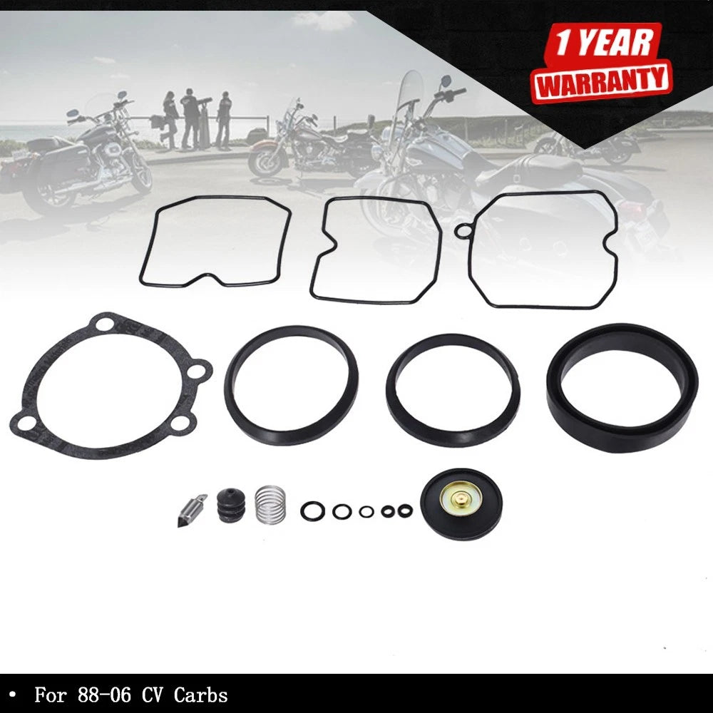 Carburetor Rebuild Kit for Harley Davidson Sportster Dyna Softail (1988–2006)