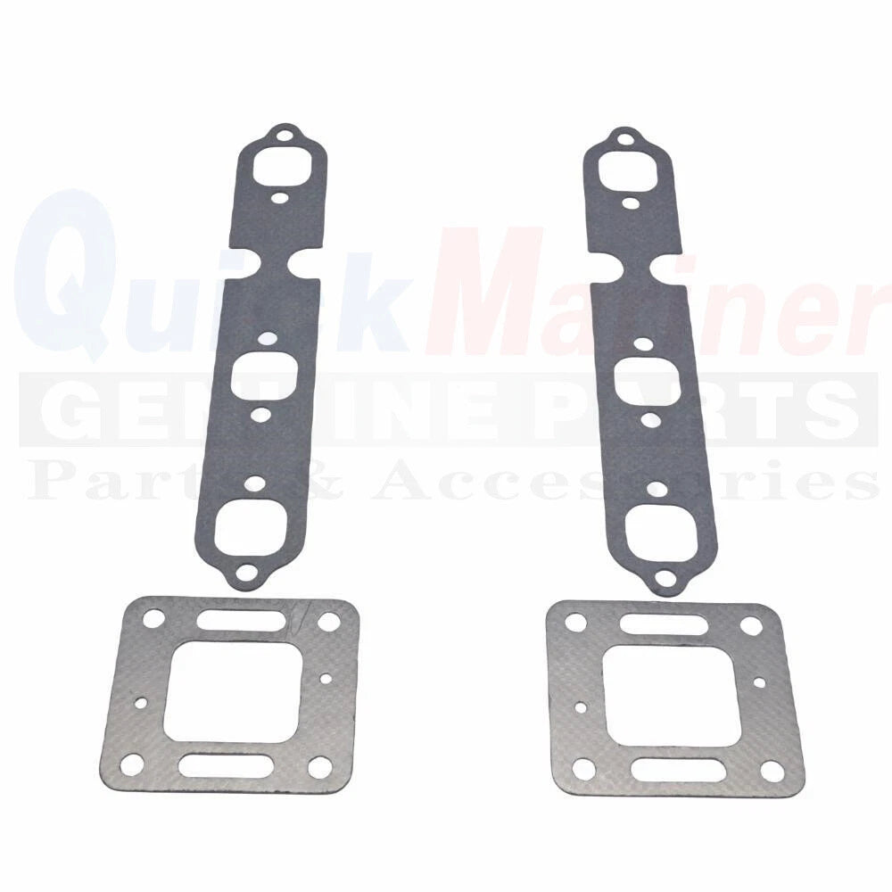 Exhaust Mounting Seal Kit with Gasket for Mercruiser 4.3L V6 (1990–2023) 27-99757 27-41813