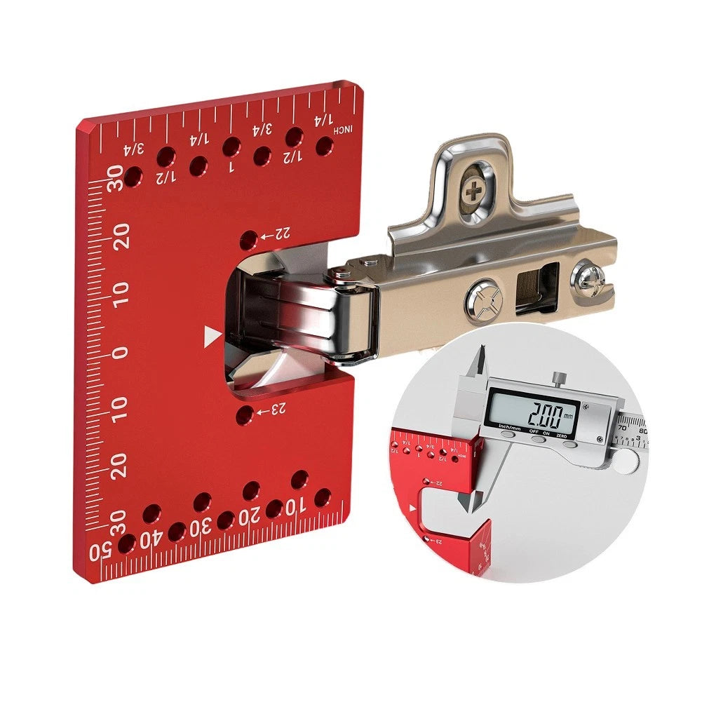 Aluminum Alloy Magnetic Hinge Positioner for Cabinet Door Frame