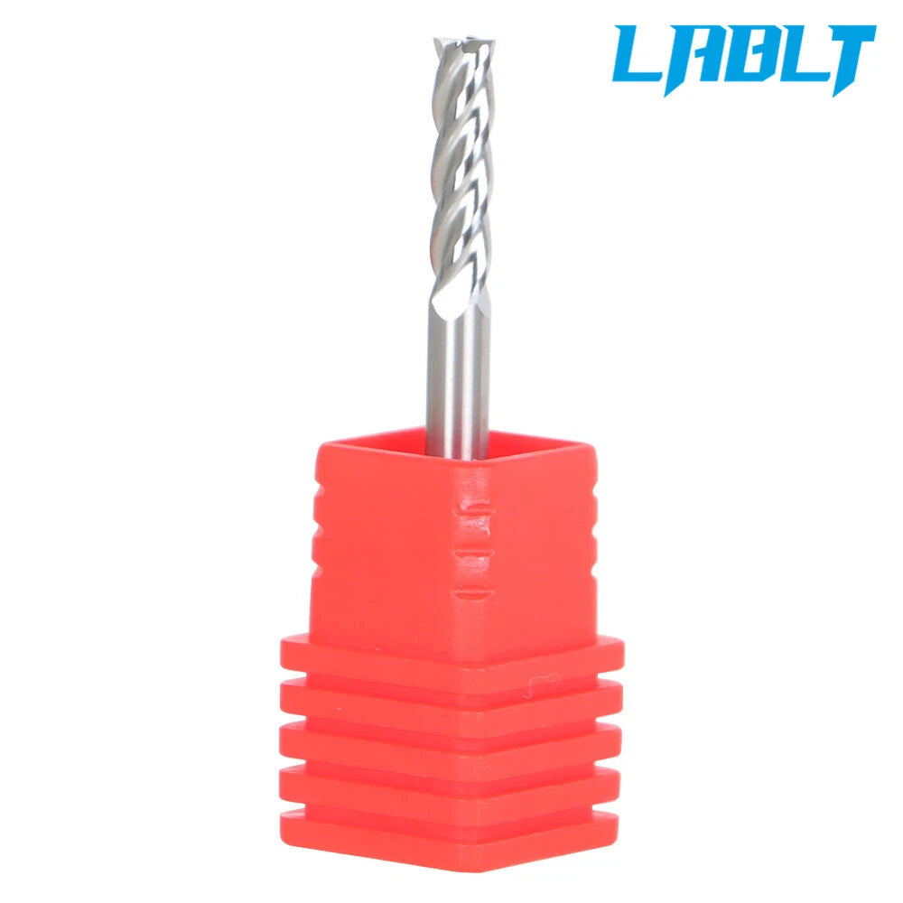 10X 1/8" Carbide Square End Mill for Various Applications (OAL 1-1/2")