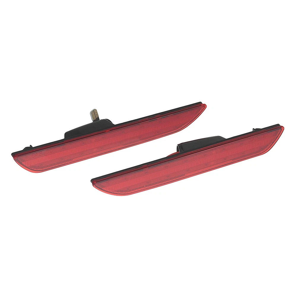LED Rear Side Marker Lights for Ford Mustang (2015–2022) PC Shell Red