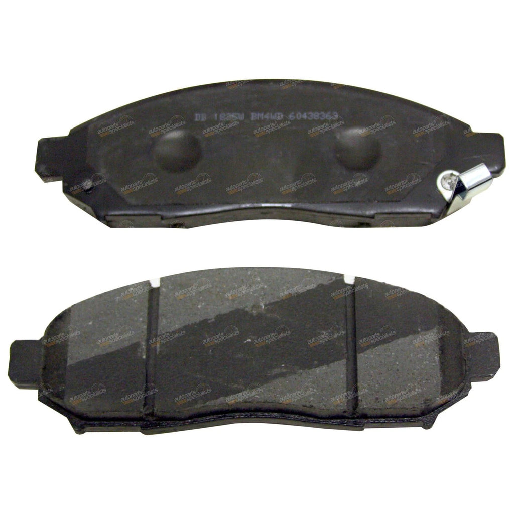 2 Front Disc Brake Rotors + Bendix Pads for Nissan Navara D40 (2005–2012)