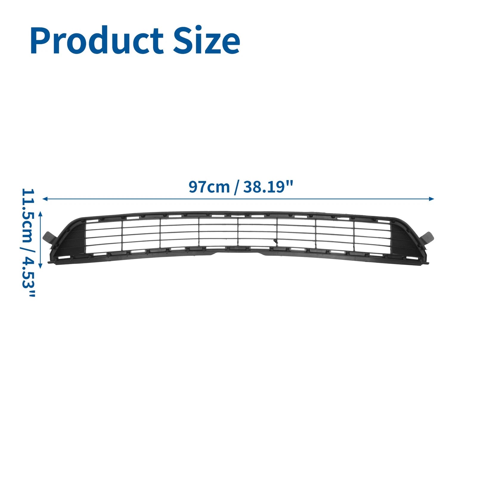 Front Hood Bumper Grille Grill Replacement for Toyota RAV4 (2013–2015)