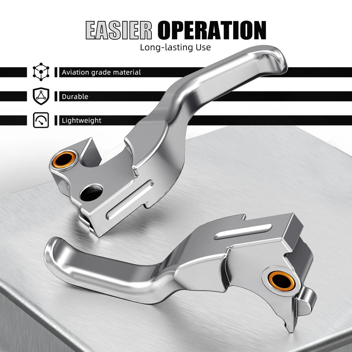 Pair Short Brake & Clutch Levers for Harley Seventy Two XL1200V (2014)