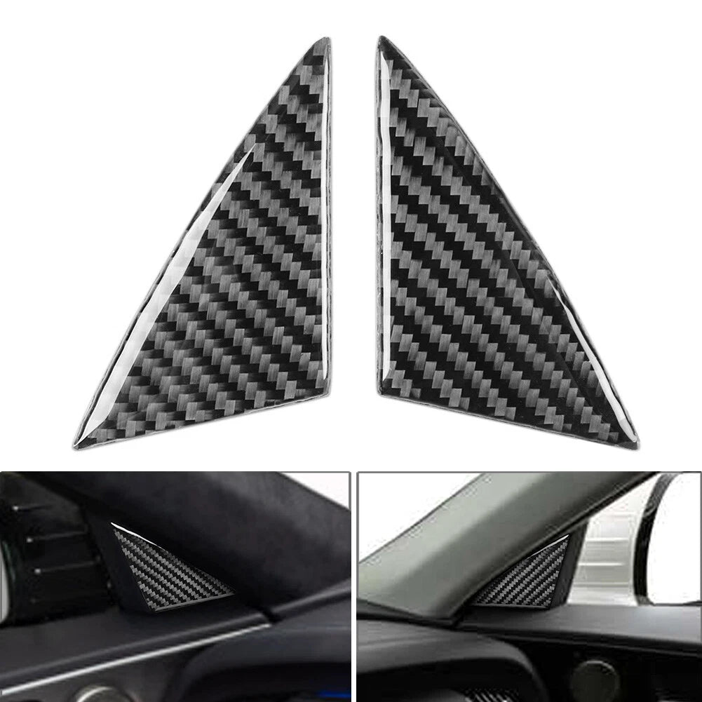 2X A Pillar Panel Front Triangle Cover Trim for Kia Stinger (2018–2023)