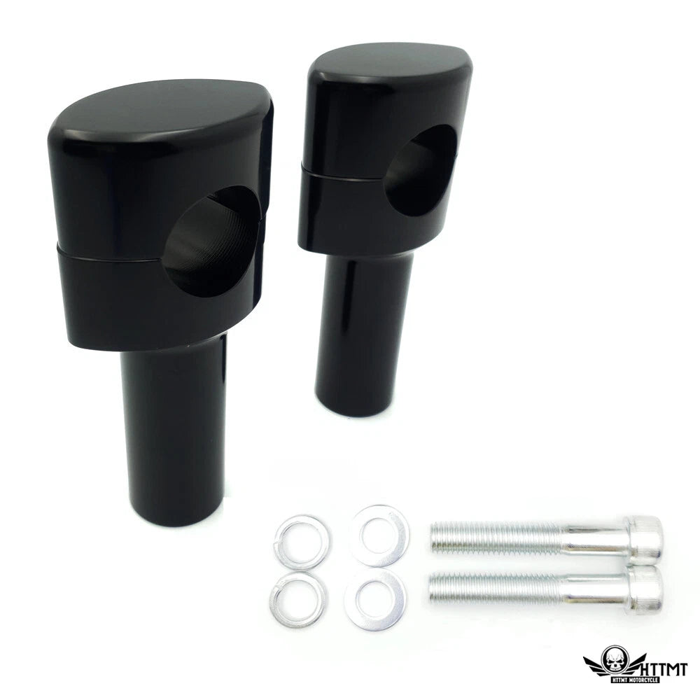 Hefty Springer 1.25" Mount Handlebar 4" Riser Kit for Harley Honda VTX130 (2002–2009)