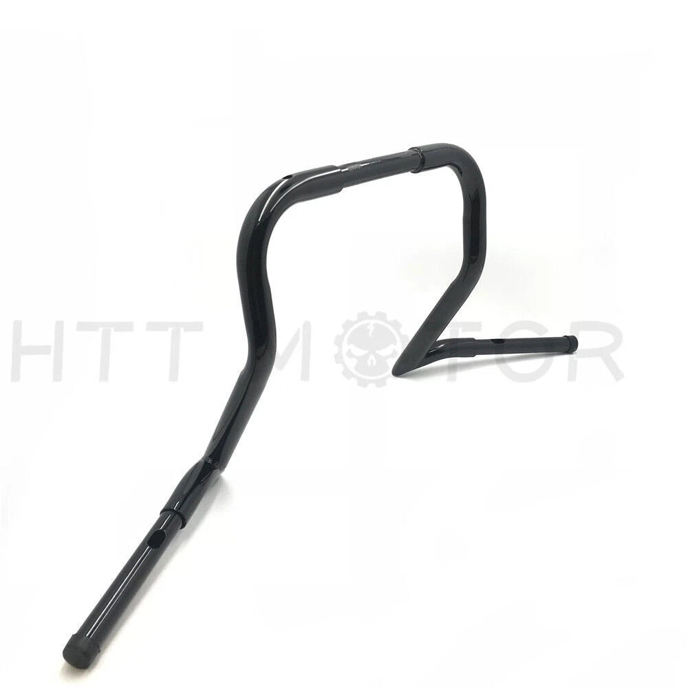 16" Handlebar for Harley Touring (1986–2017) w/Batwing Fairing Black