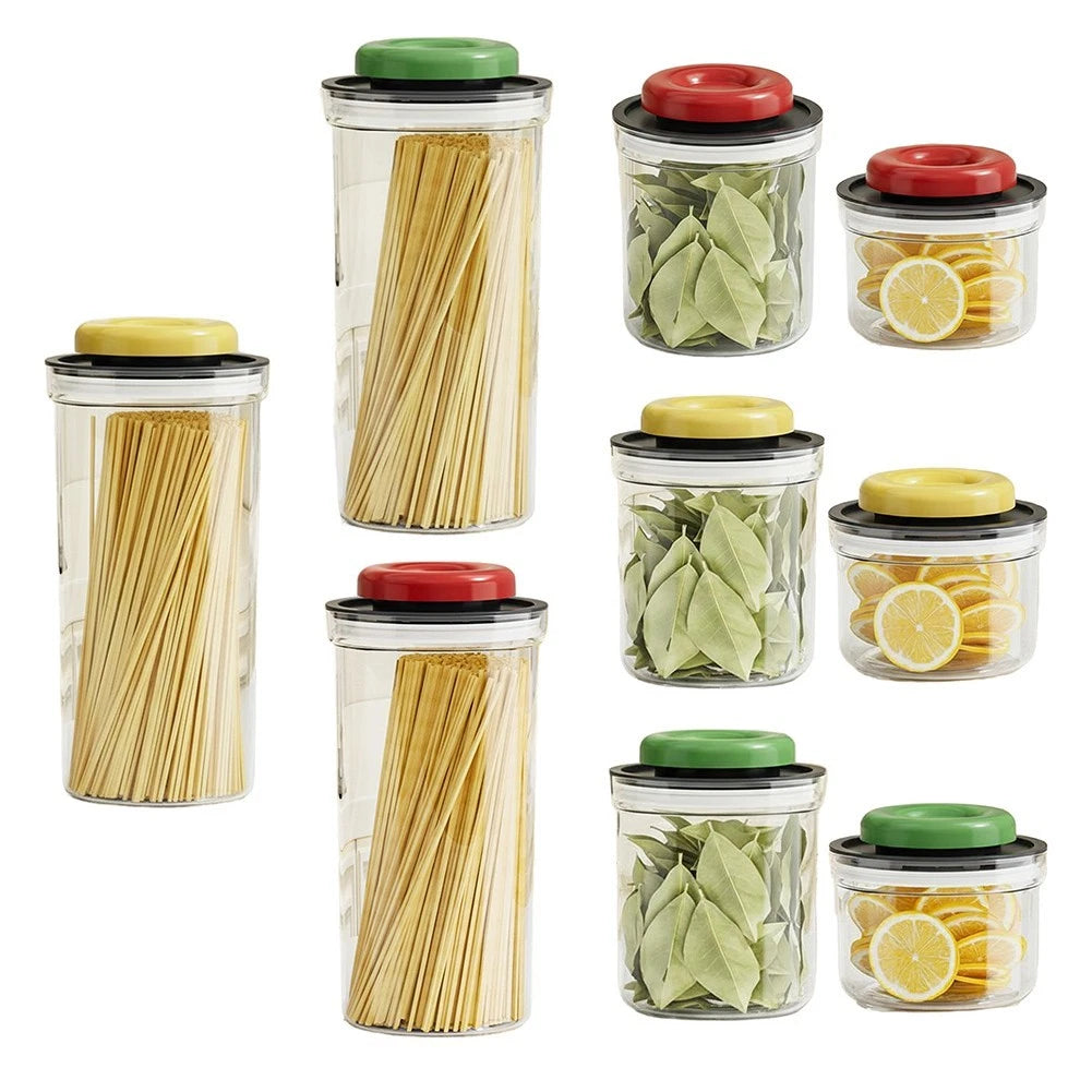 Press Seal Food Storage Container for Grains and Cereal Vacuum Box