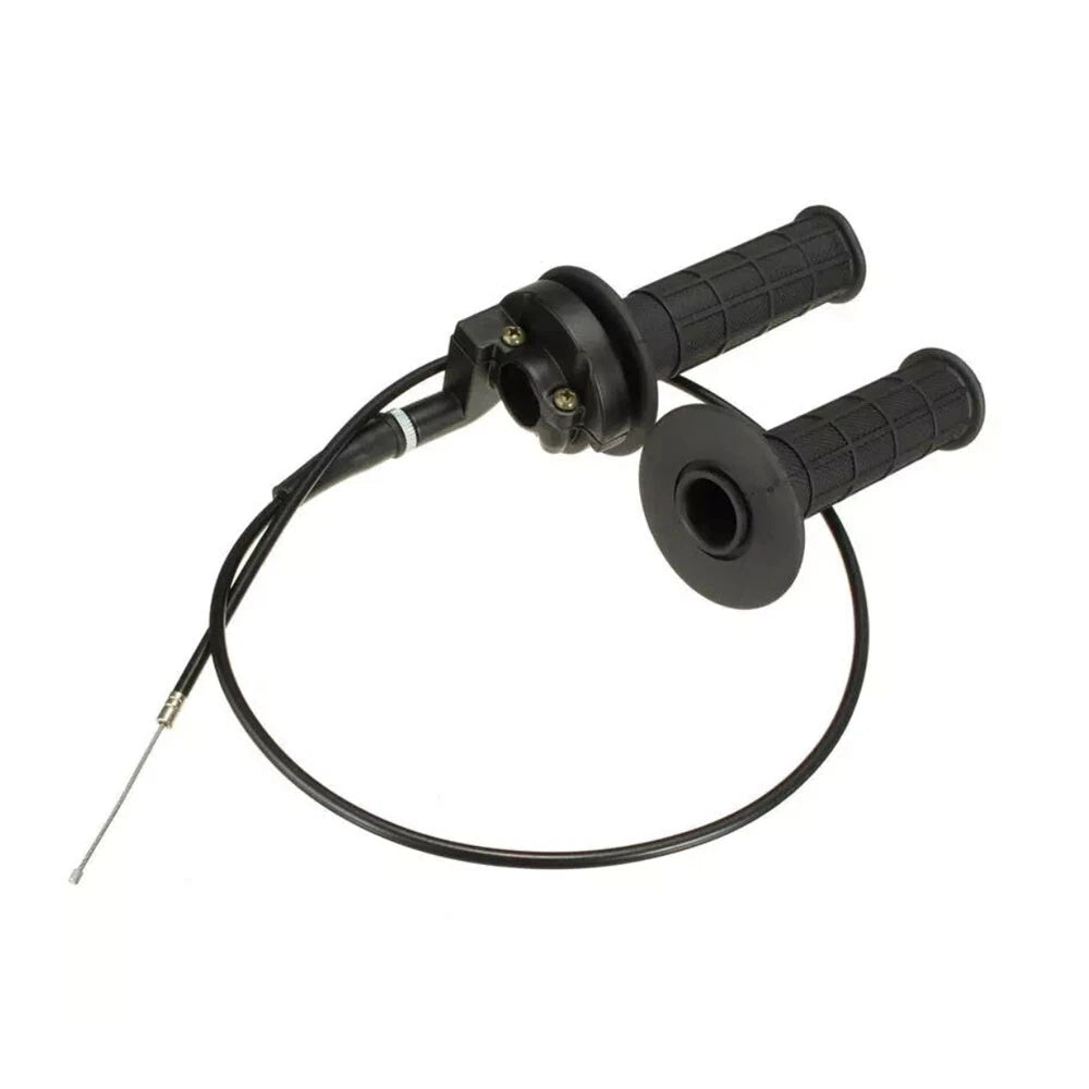 7/8" Twist Throttle Grip & Cable for Dirt Bike Quad ATV (50cc-125cc)