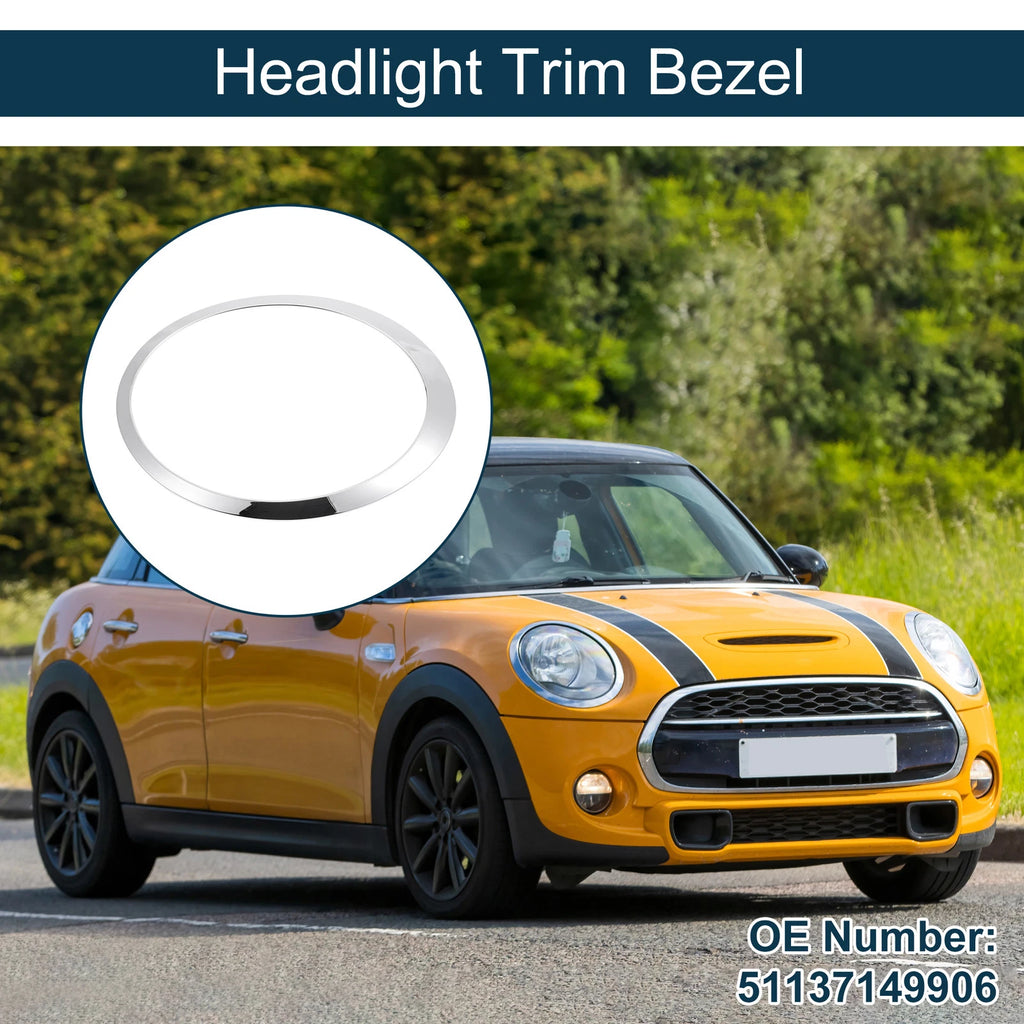 1pc Headlight Trim Bezel for Mini Cooper (2007–2015) No. 51137149906