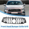 Front Upper Bumper Grille for Mercedes-Benz (2010–2015) Black