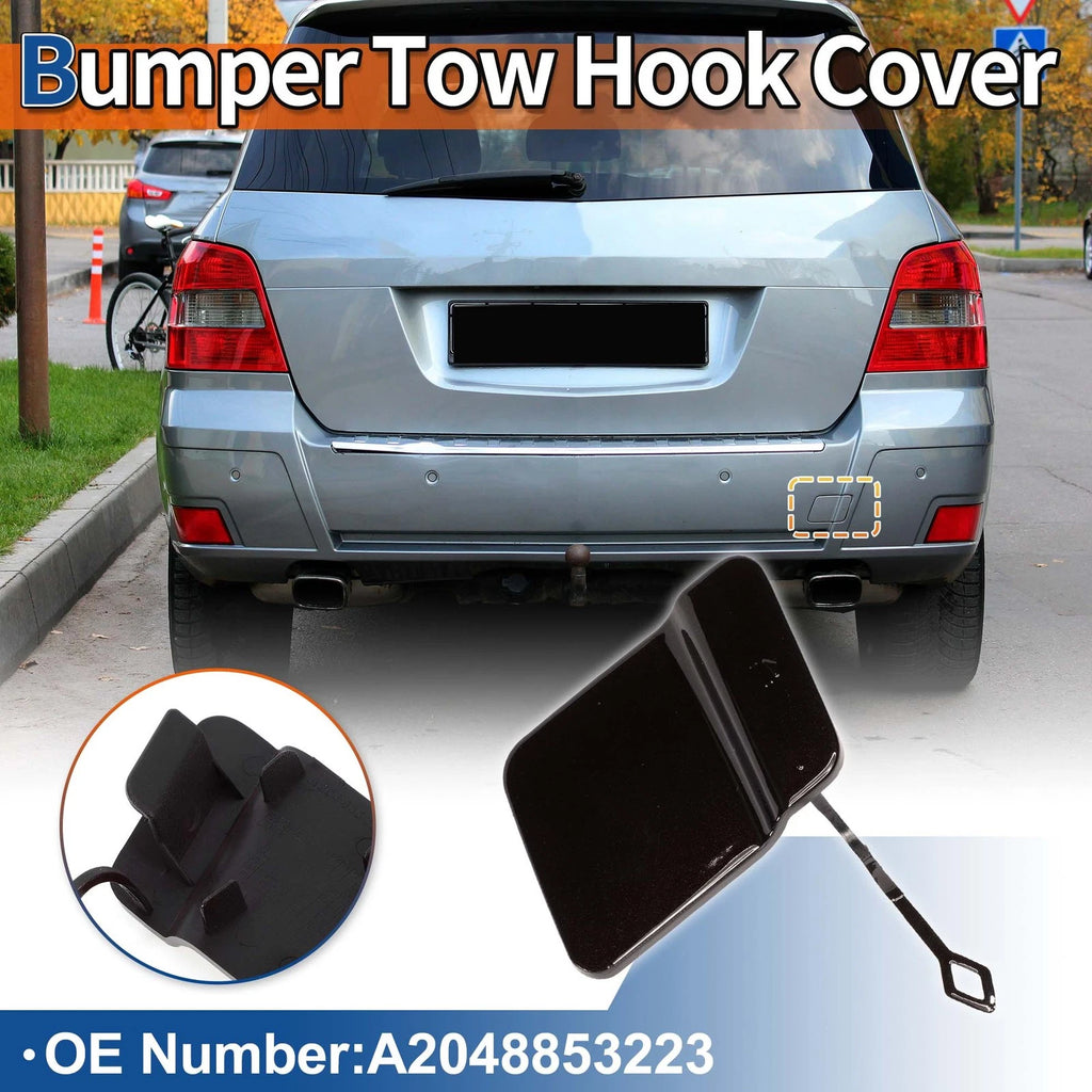 Rear Tow Hook Cover Replacement for Mercedes-Benz X204 (2010–2012) Brown