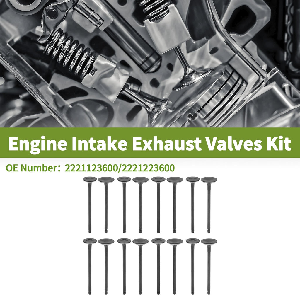 Engine Intake Exhaust Valves Kit for Hyundai Elantra 2.0 (2011–2018)