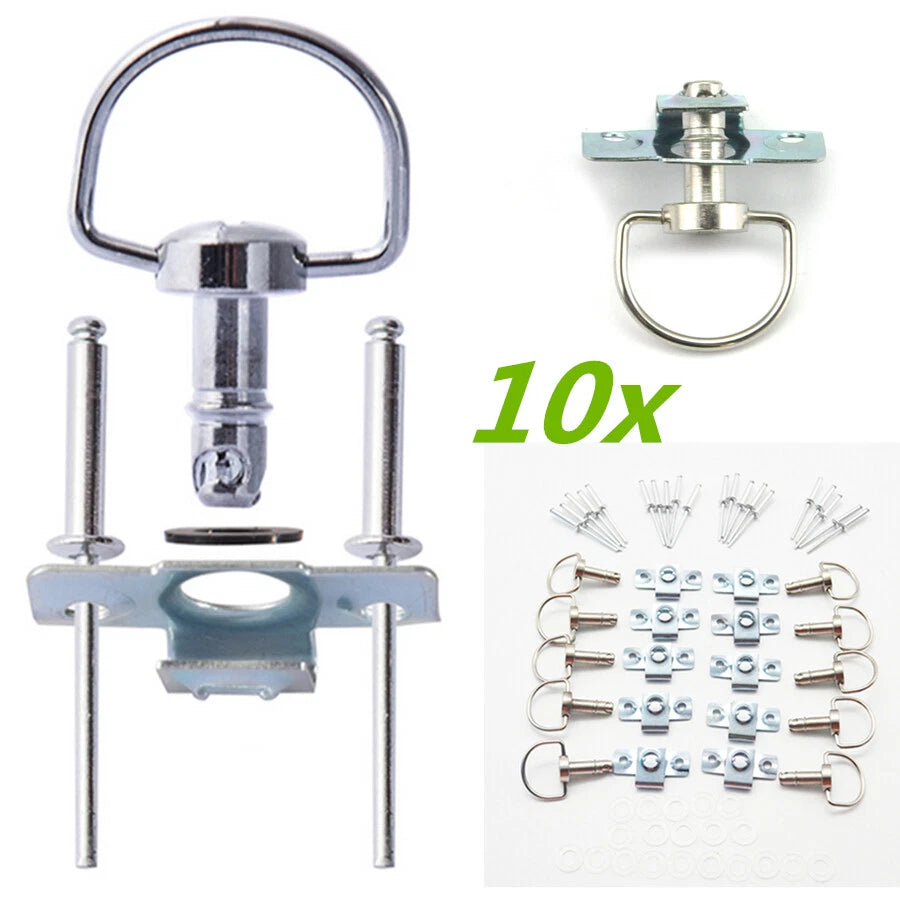 10 Kit Quick Release Fastener for Race Car Hood Bumper Panel (Fits )