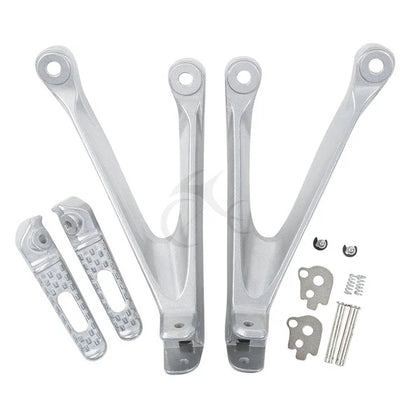 Rear Passenger Footrests Footpegs Peg Brackets for Honda CBR1000RR (2008–2016)