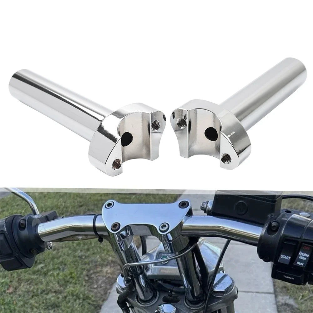 6.5" Straight Handlebar Risers for Harley Dyna Low Rider Super Glide (1" Bar)