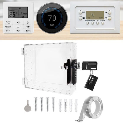 Thermostat Lock Box with Key for Residential and Commercial