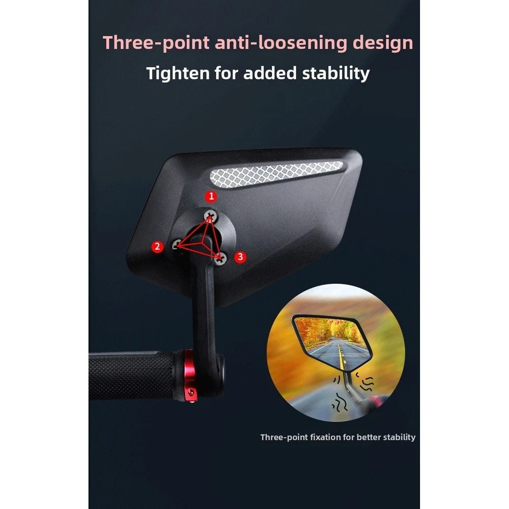 360 Degree Rotation Bike Rearview Mirror for MTB