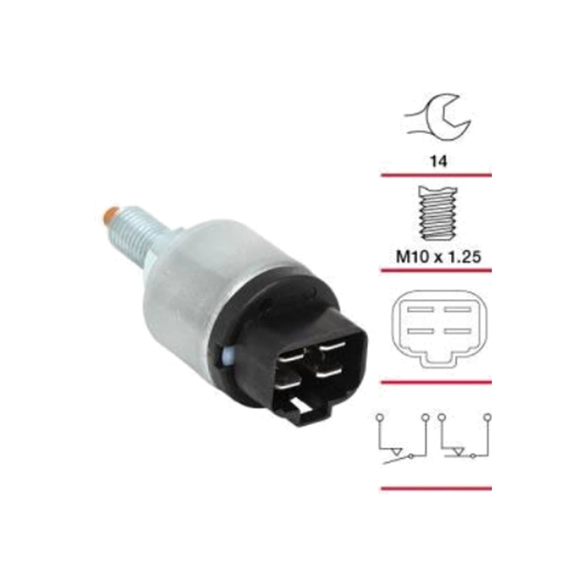 Brake Stop Light Switch for Holden Jackaroo (1984–1997) UBS16 UBS17 UBS25 UBS52 UBS55