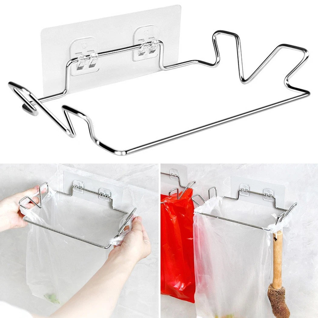 Over Door Plastic Bag Holder for Cupboards