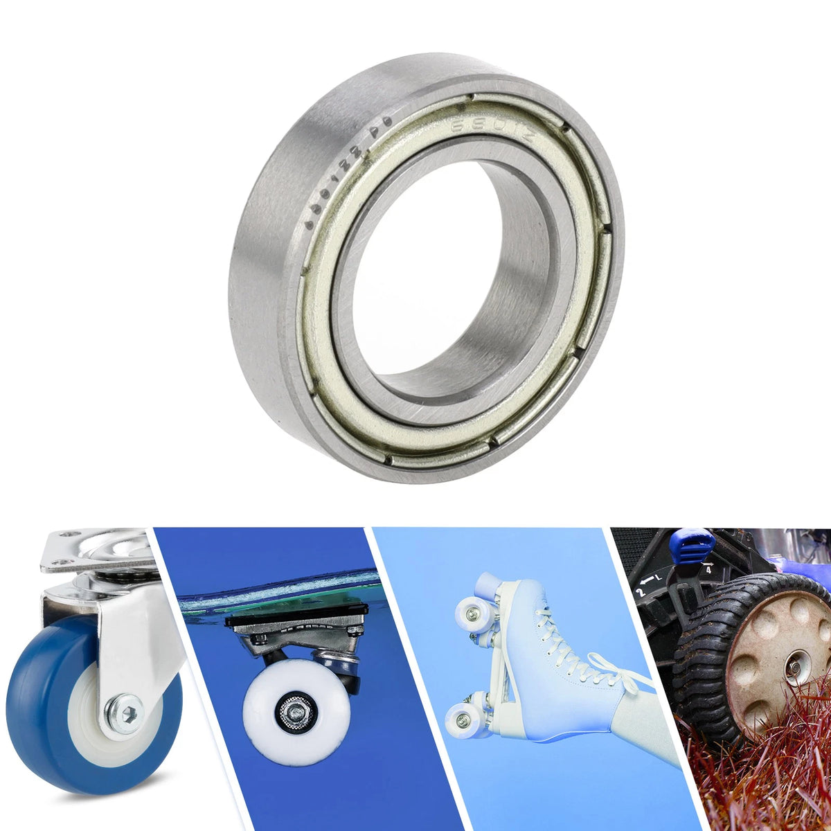Deep Groove Ball Bearing 6801ZZ for Scooter Skateboard Wheel (P0)