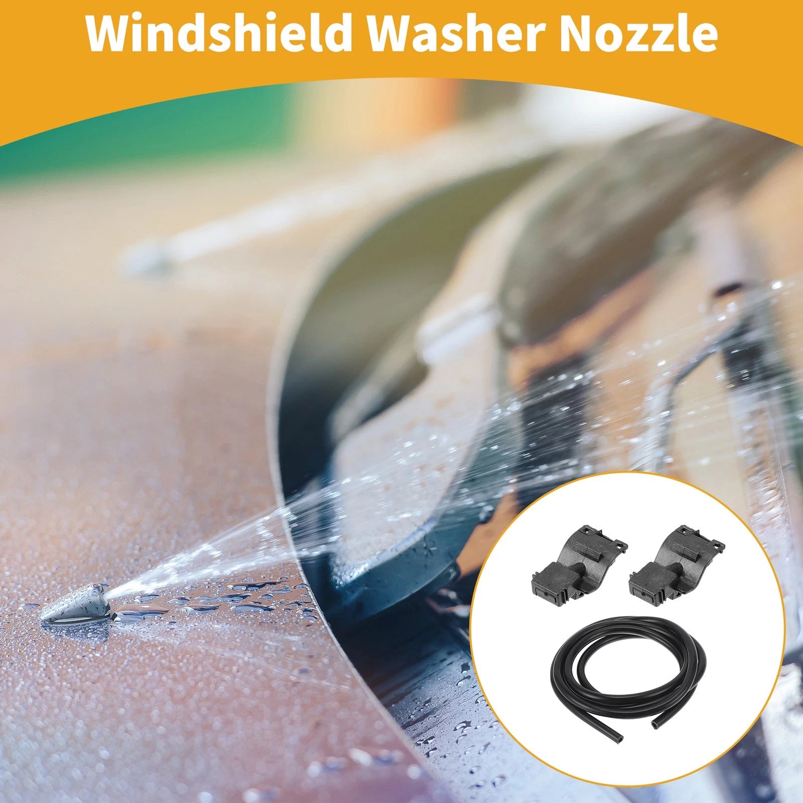 Windshield Washer Nozzle Kit for Toyota RAV4 2005–2012