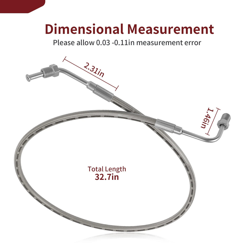 Rear Brake Line for Polaris Scrambler Sportsman 550 850 1000 XP 1000 (2010–2023) 1911669