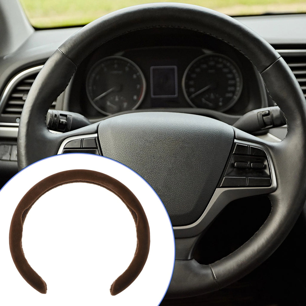 Steering Wheel Cover for ABS Car (14.96") - Brown