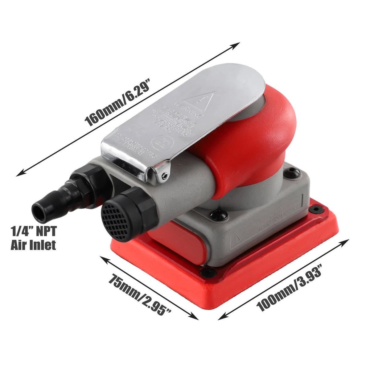 Heavy Duty Square Air Sander for Industrial Applications