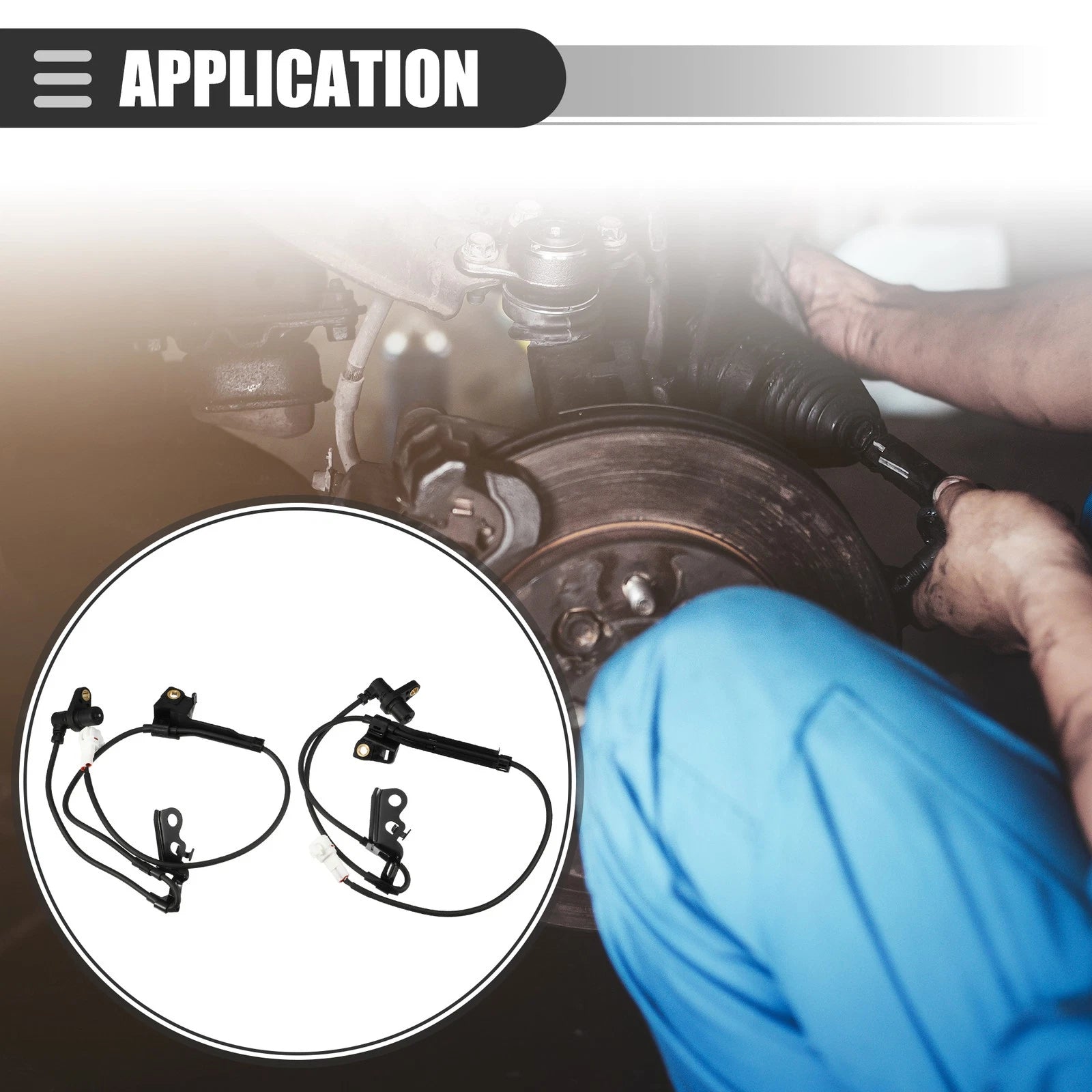Front Left Right ABS Wheel Speed Sensor Replacement for Toyota Corolla (2005–2015)