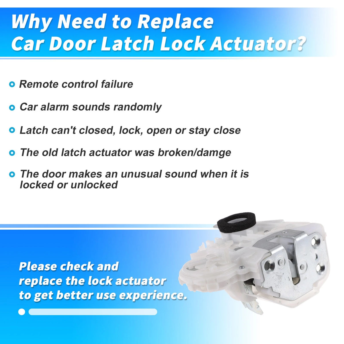 72610SNAA11 Rear Right Power Door Lock Actuator for Honda Civic (2006–2011)