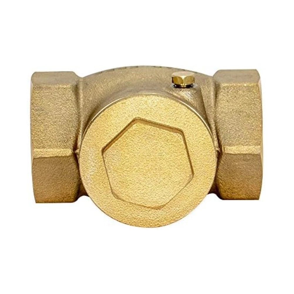 Brass Swing Check Valve for Heating Applications (1 Inch NPT Threads)
