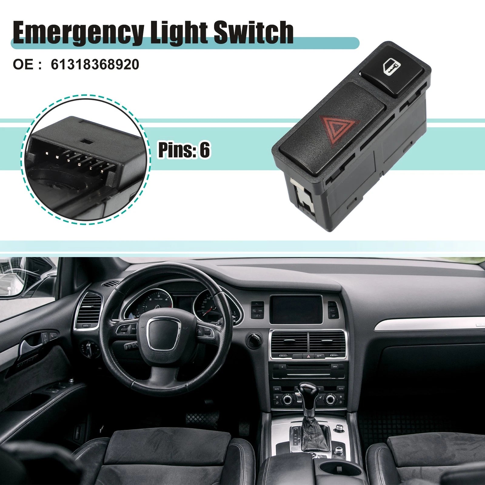 Door Central Locking Switch Replacement for BMW 323Ci (1998–2000)