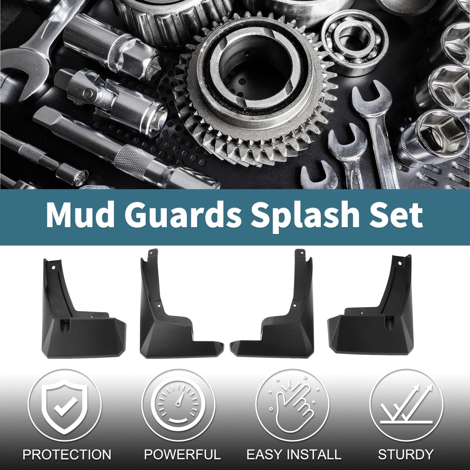 Mud Flaps Splash Guards Set for Toyota Avanza (2022–2023)