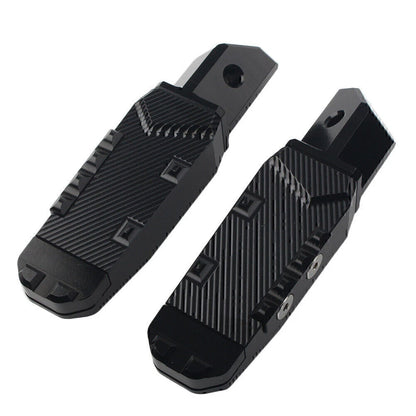 2X Black Rear Passenger Foot Pegs for Honda CBR600RR (2003–2019)