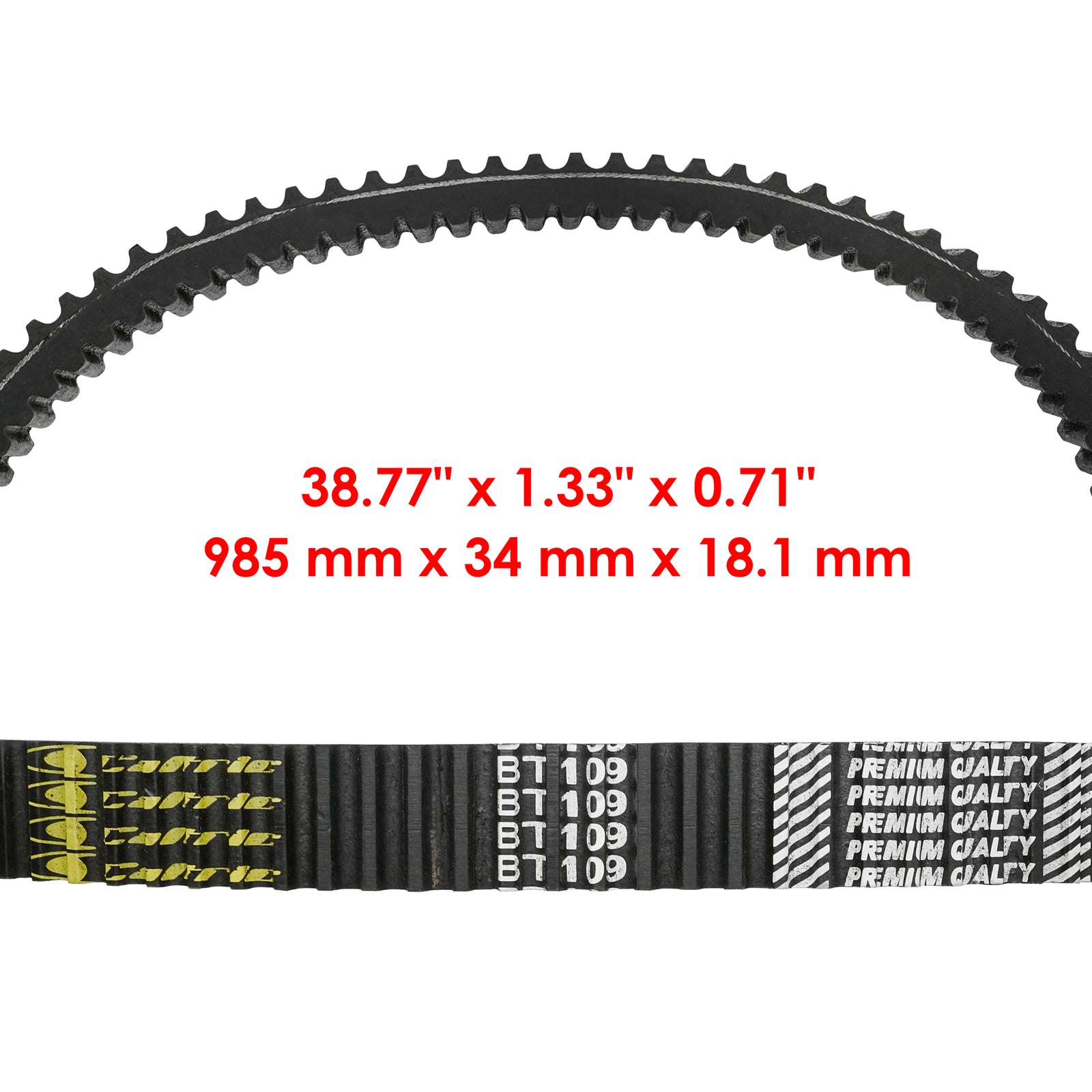 Aramid Drive Belt Replacement for Bombardier Can-Am Commander Max 800R EFI (2016–2020)