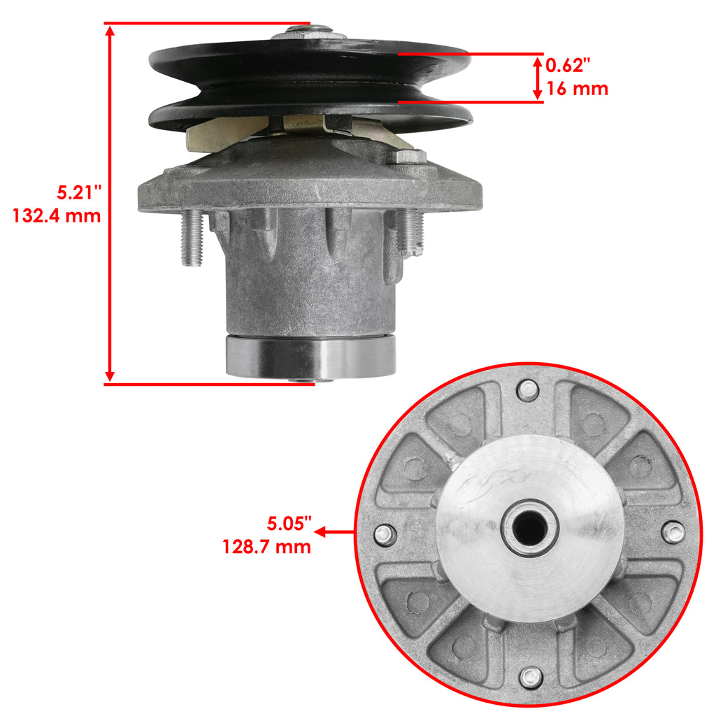 Deck Spindle and Blade for John Deere 325 335 345 355 LT170 (1989–2010)